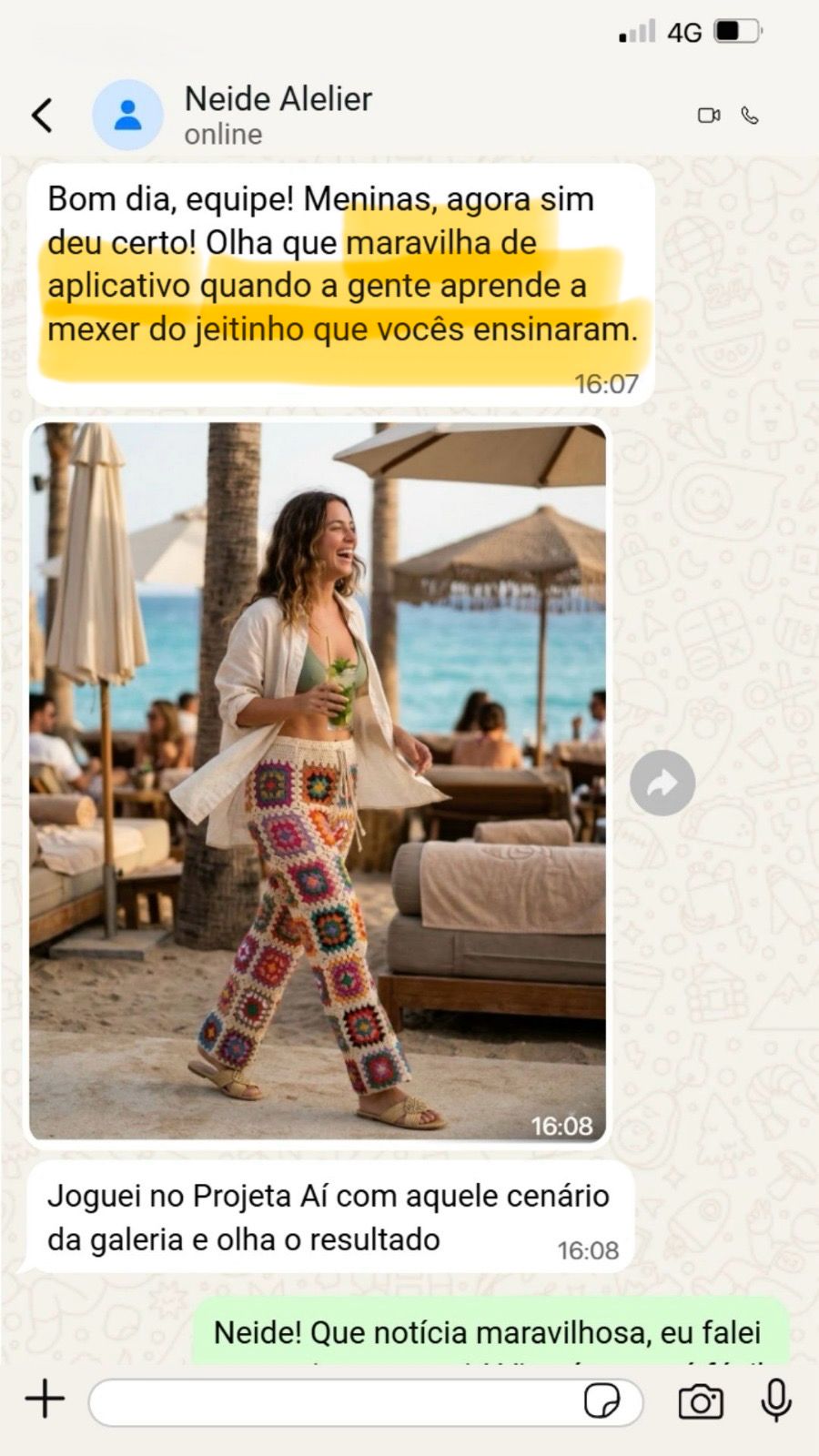Depoimento de cliente Projeta Aí 8